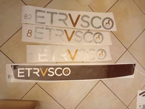 Adesivi per camper etrusco - , t