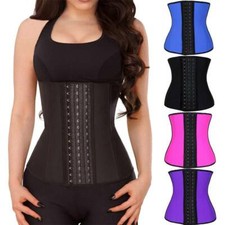 Fajas Reductoras Colombianas Lattice Waist Trainer Busto Lungo Cincher Body Shaper
