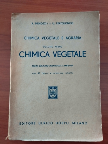 Chimica vegetale agraria di - vegetale,