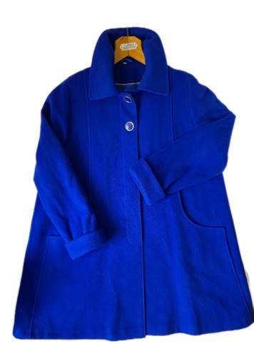 Cappotto lungo donna uk10 blu - donna,