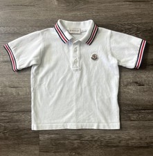 Polo Moncler bambino manica