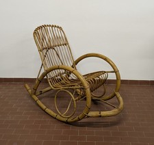 Sedia a Dondolo - Bamboo/Vimini