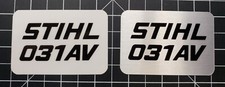Targa distintivo Stihl 031 AV