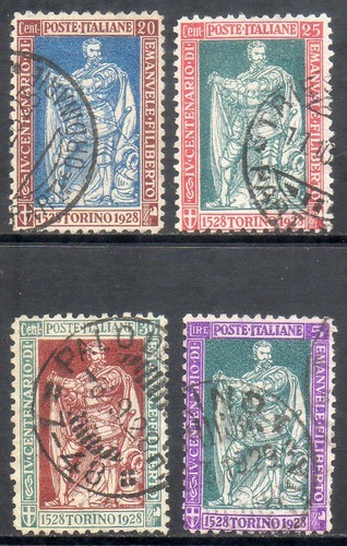 Italia 1928 emanuele - italia, filiberto