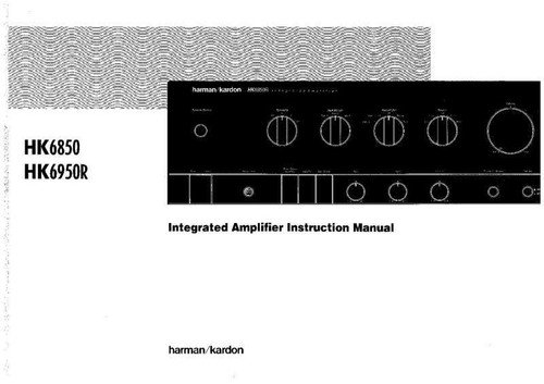 Harman kardon hk6850 - kardon, hk6950r