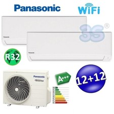 Climatizzatore dual split serie TZ A+++ R32 PANASONIC 12000+12000 - con WiFi e N