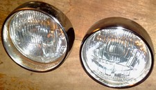 COPPIA FARI ANTERIORI   FIAT 500 L ANNI 70