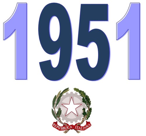 Italia 1951 singolo - italia,