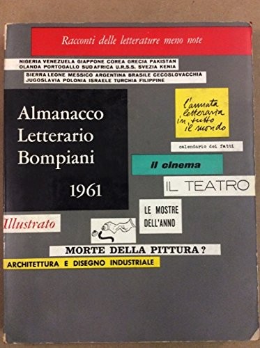 Almanacco letterario bompiani - letterario,