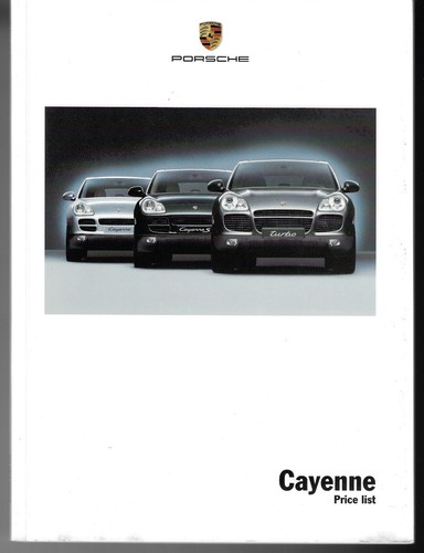 Porsche cayenne specifiche - porsche,