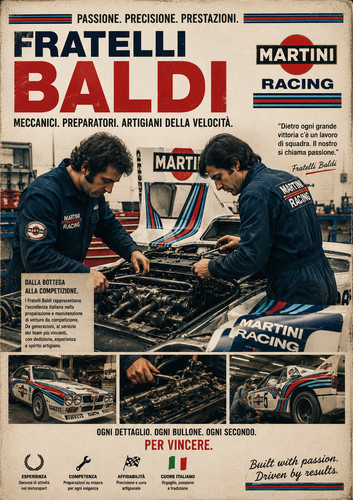 Poster fratelli baldi martini - fratelli,