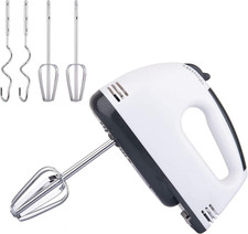 Sbattitore a Due Fruste E 7 Velocità Frustino Elettrico per Montare E Impastare