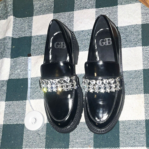 Mocassino donna nero - gb,
