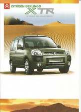 CITROEN BERLINGO - 2004 - XTR - SUISSE  / catalogue brochure dépliant prospectus