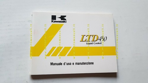 Kawasaki ltd 450 1985 manuale - kawasaki,