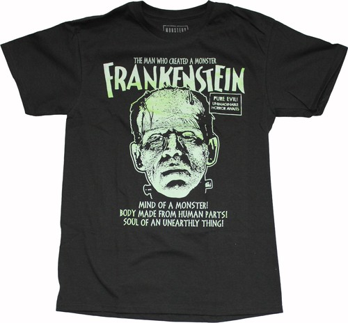 Maglietta frankenstein nuova - frankenstein,