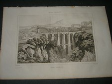 1834 INCISIONE AL BULINO