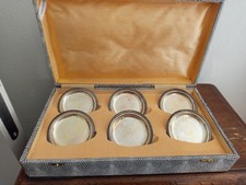 Sotto bicchieri in argento 800