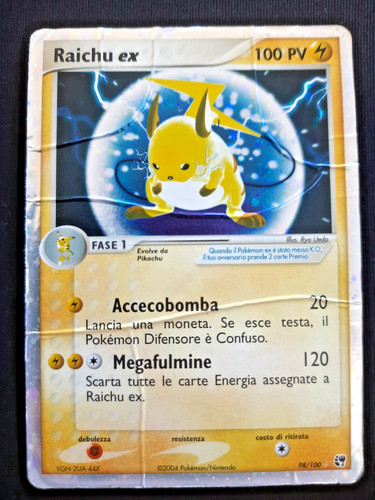 Pokémon raichu holo ex - pokémon,