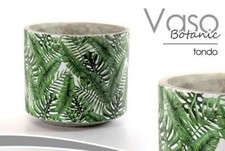 VASO TONDO IN TERRAGLIA DECORO