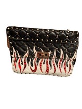 Valentino Garavani borsa Rockstud Spike con fiamme AUTENTICA 100% - Rarissima