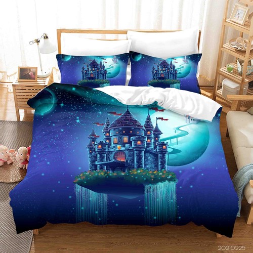 Copripiumino castello luna - copripiumino, 3d