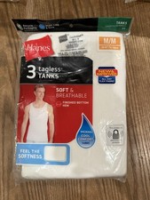 Hanes Tagless Tanks, 3 Pack