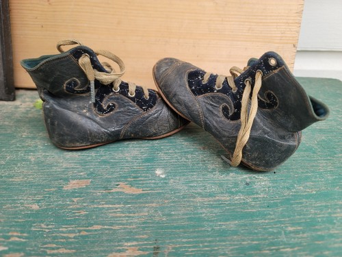 Scarpe bambino vintage pelle