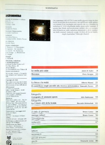Astronomia riviste rilegate - astronomia.,