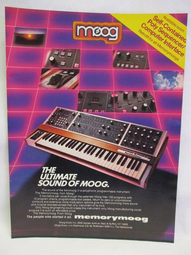 Moog minimoog memorymoog - minimoog,