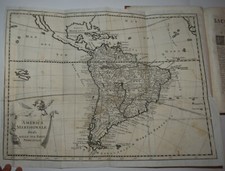 PARAGUAI - fig. 1743 - MURATORI - carta geografica - missioni america sud
