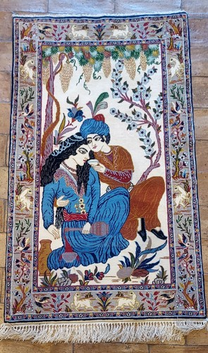 Tappeto persiano isfahan 110 - tappeto,