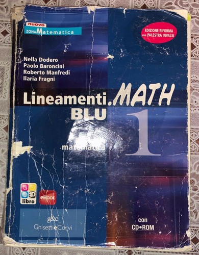 Lineamenti math blu cd rom - blu,