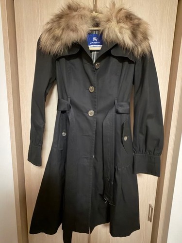 Trench cappotto nero burberry - nero,
