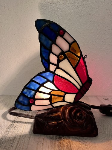 Lampada farfalla vetro - lampada,