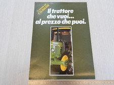 DEPLIANT BROCHURE ORIGINALE TRATTORE TRACTOR JOHN DEERE 940 1040 1640 1983