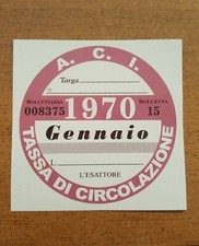 Bollo decorativo GENNAIO 1970