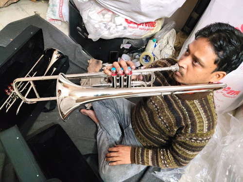 Trombone valvole metallo - 3,