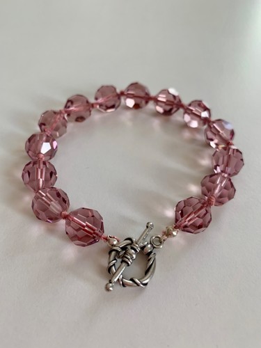 Swarovski bracciale rosa con - swarovski-bracciale,