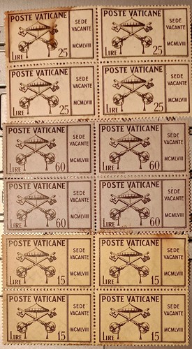Poste vaticane sede vacante - poste,