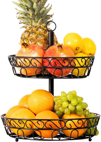 Cesto portafrutta a due - a,