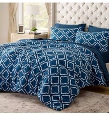 Bedsure Set Trapuntino Blu