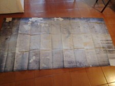 1980  MOTO GUZZI V65 ,  disegno tecnico ( copia da lucido ) TELAIO COMPLETO