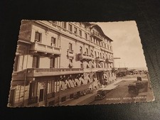 VIAREGGIO HOTEL IMPERIALE ANTICA CARTOLINA PUBBLIICITARIA  ANIMATA LUCCA