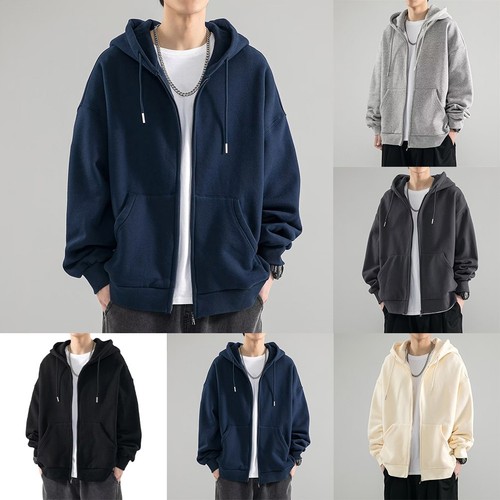 Felpa con cappuccio zip - , alla