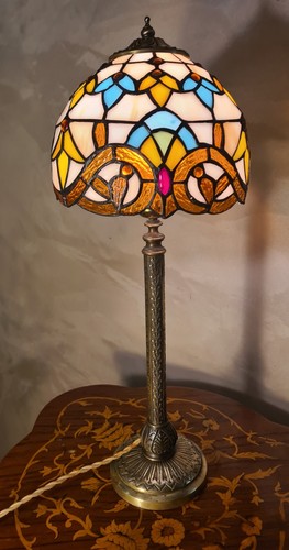 Lampe pied bronze ciselé - bronze, 19e