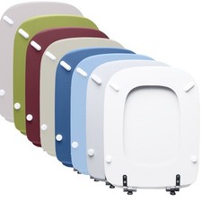 Copriwater Conca Ideal Standard legno rivestito resina poliestere come originale