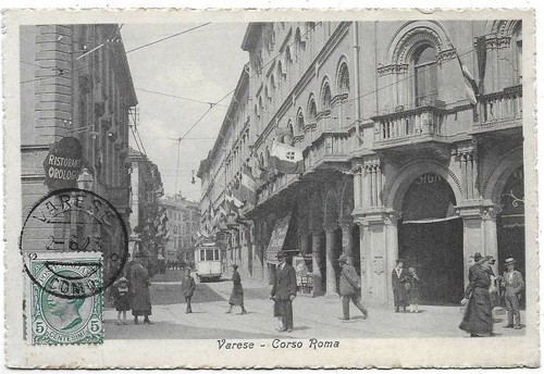 Varese corso roma tram - roma, tram.