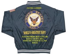 GIACCA IN RASO RICAMATA USS