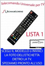 TELECOMANDO UNIVERSALE per SCHAUB LORENZ SCEGLI MODELLO LISTA 1 ( SERIE " SL " )